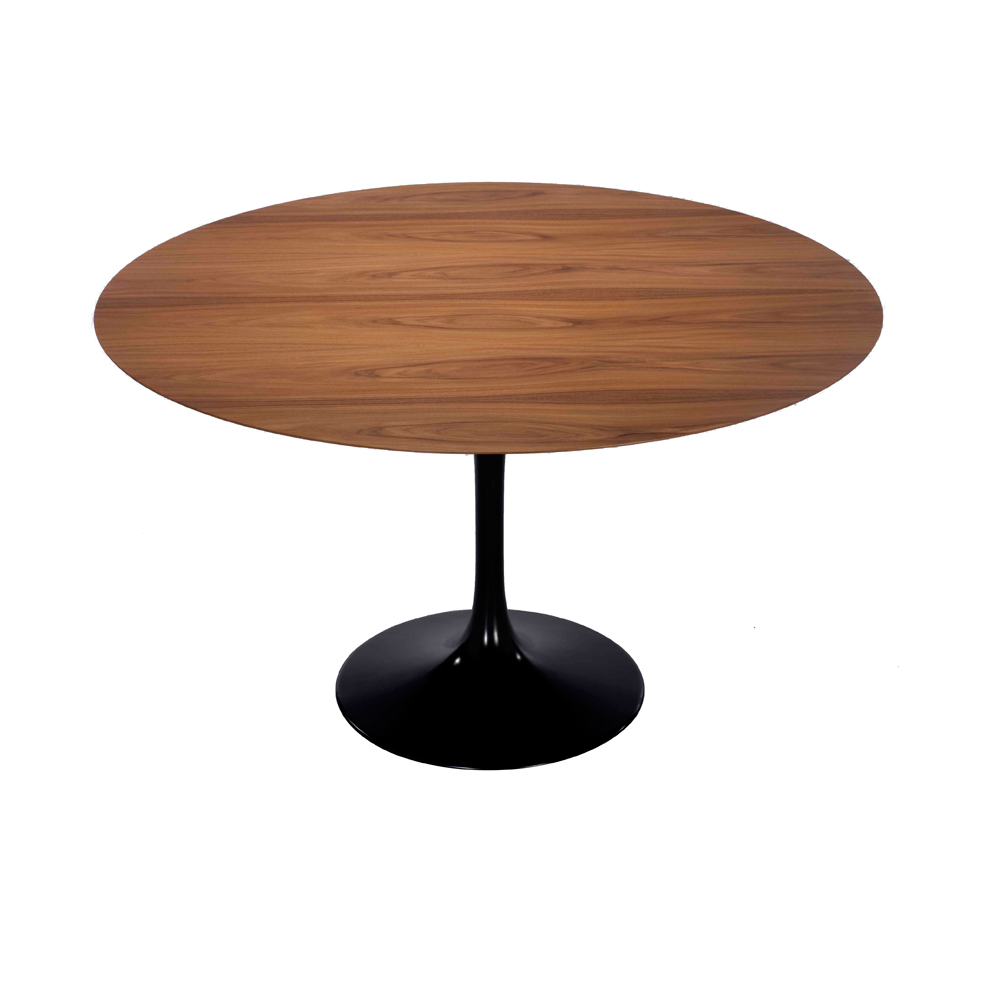 Saarinen 48 Round Walnut Pedestal, 48 In Round Pedestal Dining Table