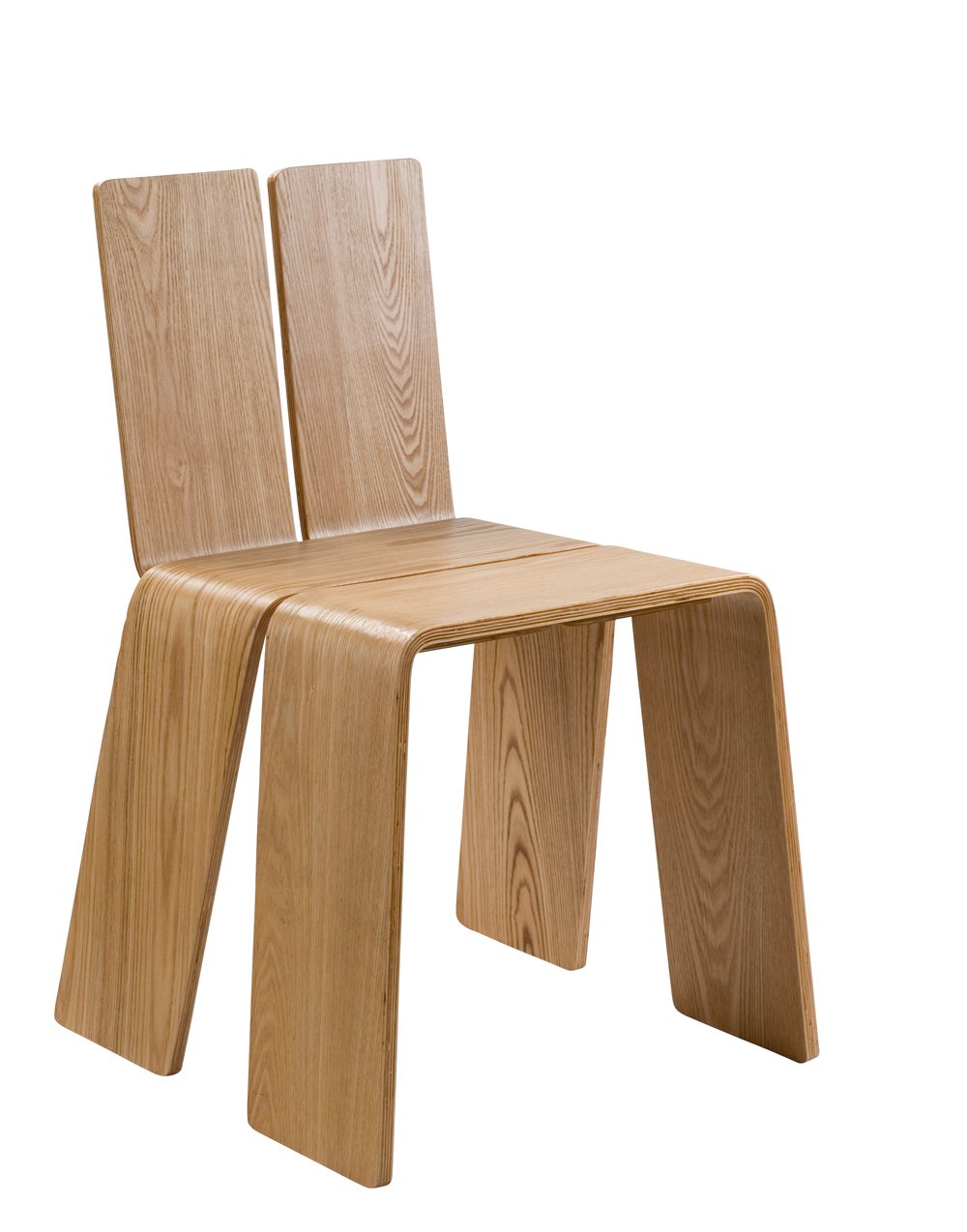 contempo natural finish dining chair