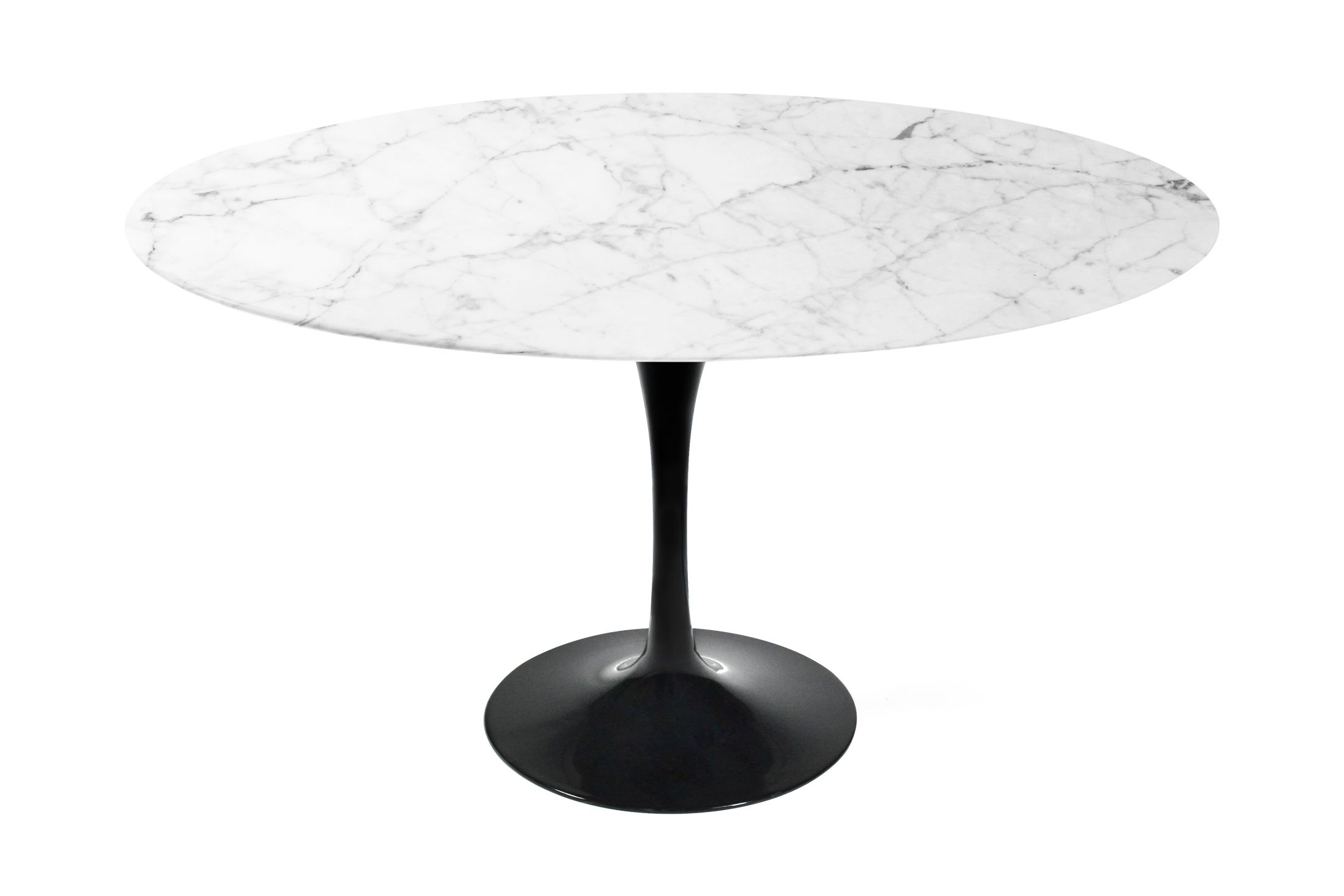 Saarinen 60 Round Marble Tulip Dining Table Eero Saarinen Njmodern Furniture