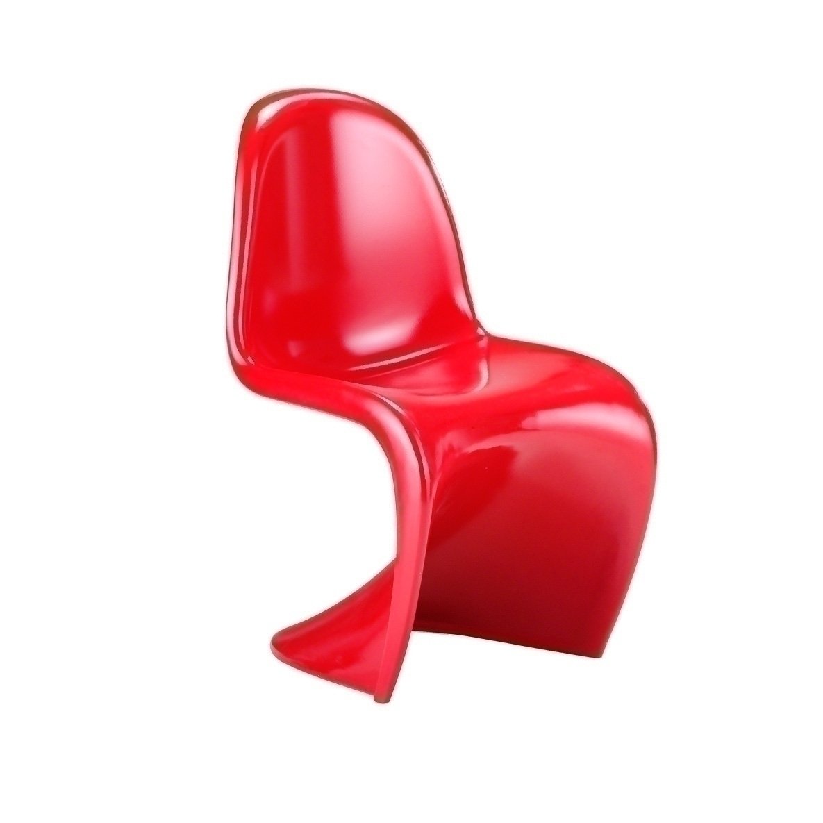 1 2 4x Plastic Dining Chair Panton Style S Stylish Graphite Seat Furniture Stool 